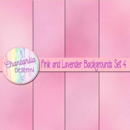 Pink and Lavender Digital Paper Backgrounds Set 4