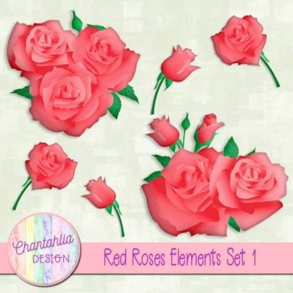 red roses elements