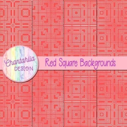 red square backgrounds
