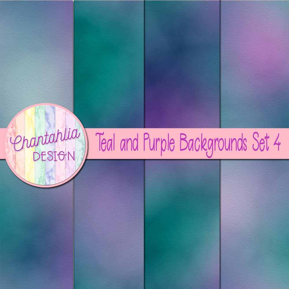 pastel teal and purple background