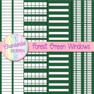 free forest green windows digital papers