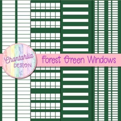 free forest green windows digital papers