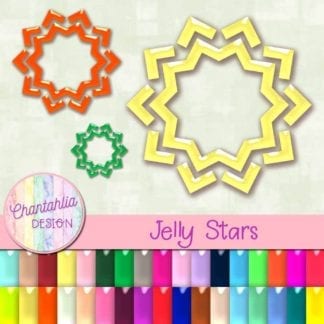jelly star design elements