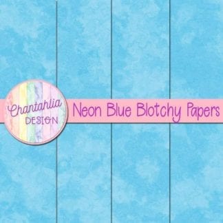 free neon blue blotchy digital papers