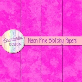 free neon pink blotchy digital papers