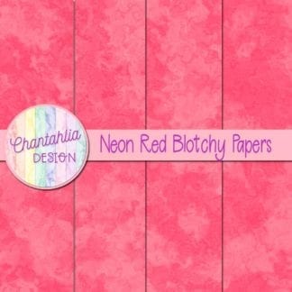 free neon red blotchy digital papers