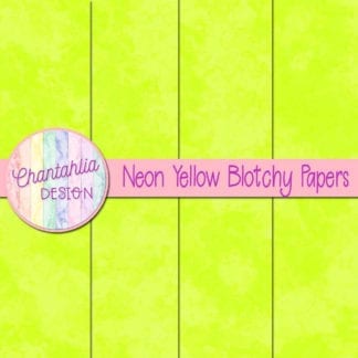 free neon yellow blotchy digital papers