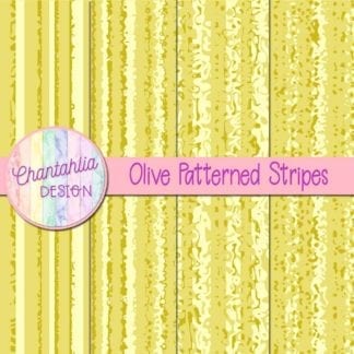 free olive patterned stripes digital papers