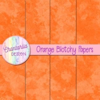 free orange blotchy digital papers