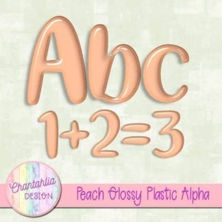 free peach glossy plastic alpha