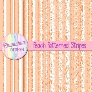 free peach patterned stripes digital papers
