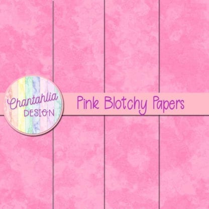 free pink blotchy digital papers