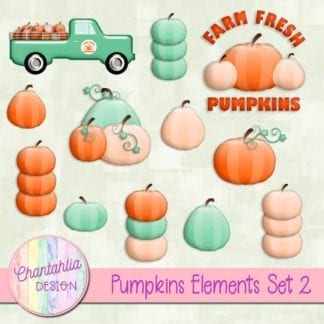 free pumpkins design elements