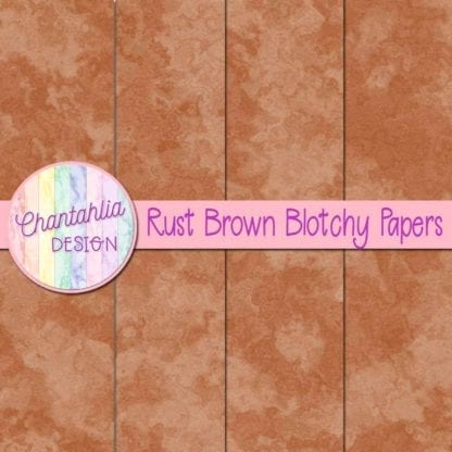 free rust brown blotchy digital papers