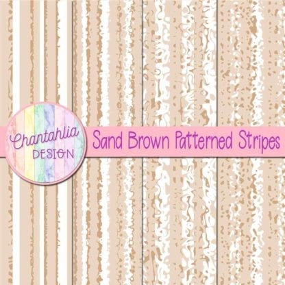 free sand brown patterned stripes digital papers