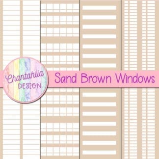 free sand brown windows digital papers