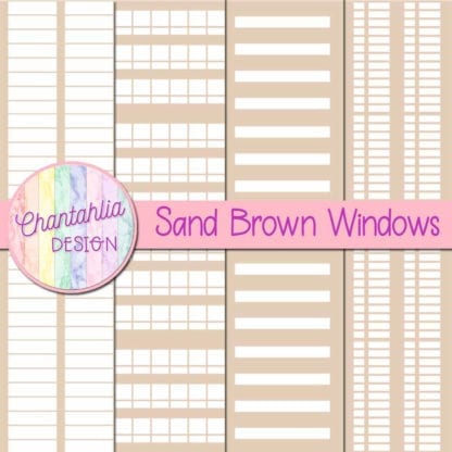 free sand brown windows digital papers