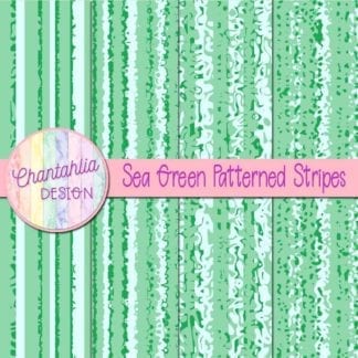 free sea green patterned stripes digital papers