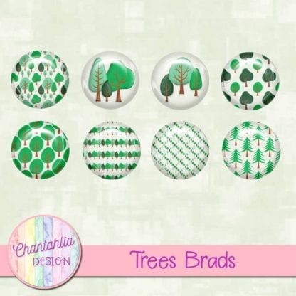 free digital brads featuring trees