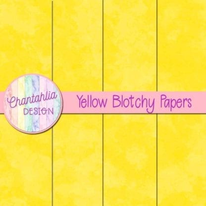 free yellow blotchy digital papers