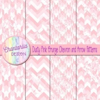 dusty pink grunge chevron and arrow patterns