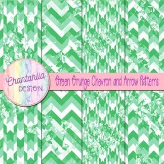 green grunge chevron and arrow patterns