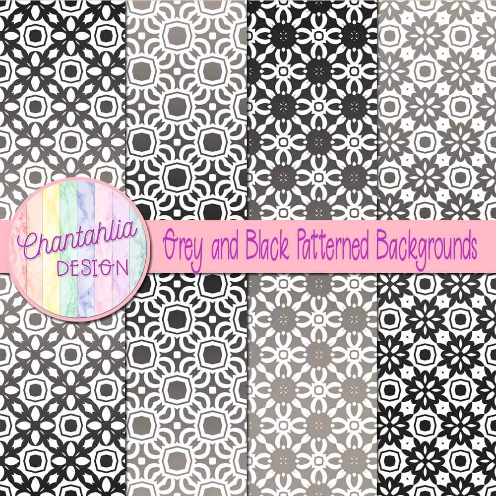 Free Grey and Black Patterned Backgrounds