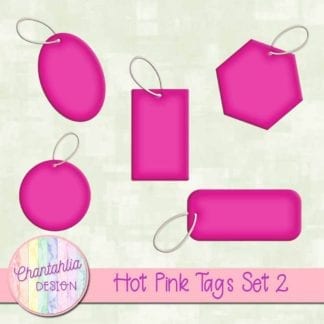 hot pink tags