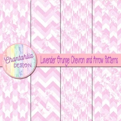 lavender grunge chevron and arrow patterns