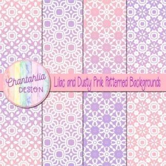 free lilac and dusty pink patterned digital paper backgrounds