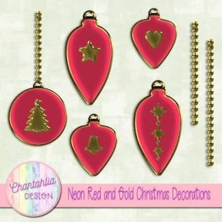 christmas decorations design elements