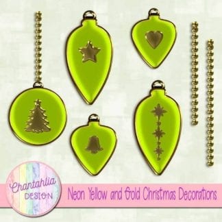 christmas decorations design elements