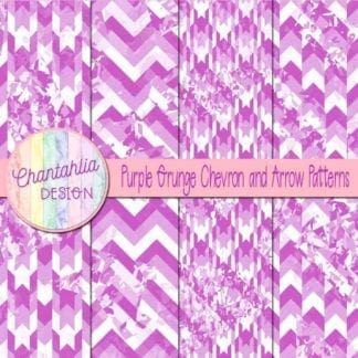 purple grunge chevron and arrow patterns
