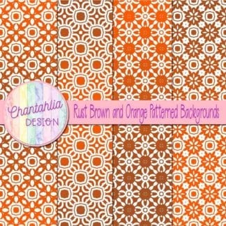 free brown and orange patterned digital paper backgrounds
