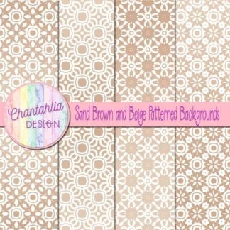 free sand brown and beige patterned digital paper backgrounds