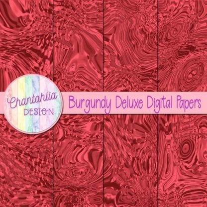 burgundy deluxe digital papers