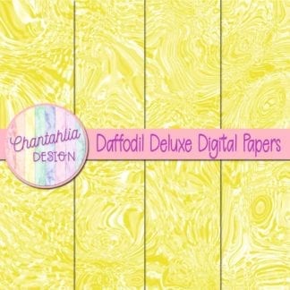 daffodil deluxe digital papers