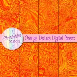 orange deluxe digital papers