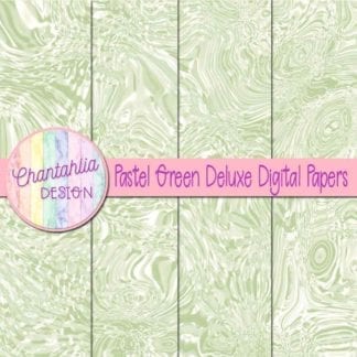 pastel green deluxe digital papers