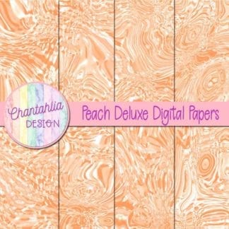 peach deluxe digital papers