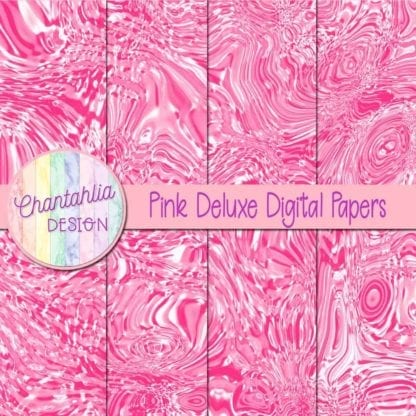 pink deluxe digital papers