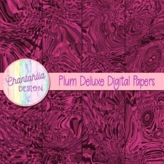 plum deluxe digital papers