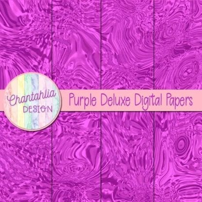 purple deluxe digital papers