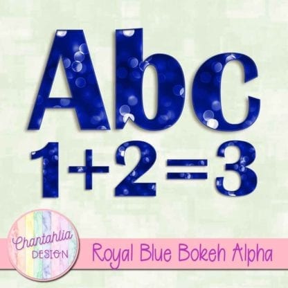 royal blue bokeh alpha
