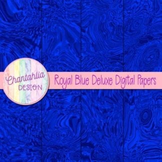 royal blue deluxe digital papers