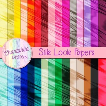 Free silk look digital papers