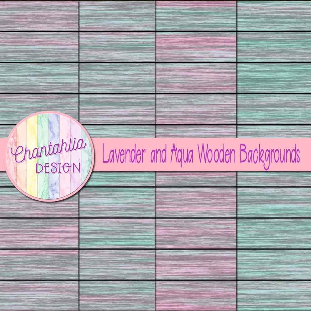 lavender and aqua wooden backgrounds
