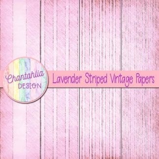 free lavender striped vintage papers
