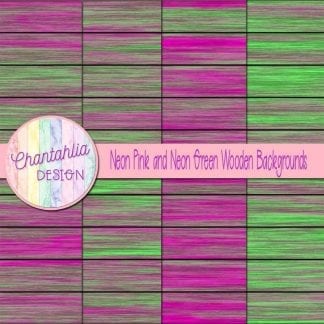 neon pink and neon green wooden backgrounds