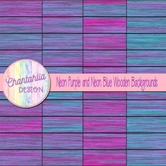 neon purple and neon blue wooden backgrounds